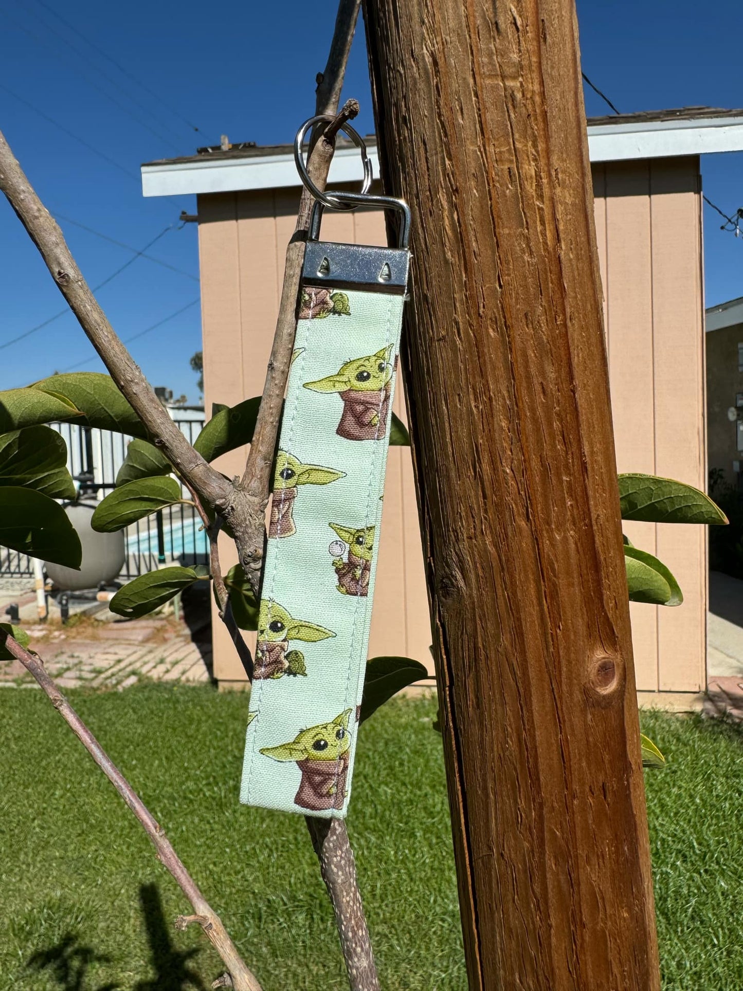 Grogu Keychain Wrist Strap