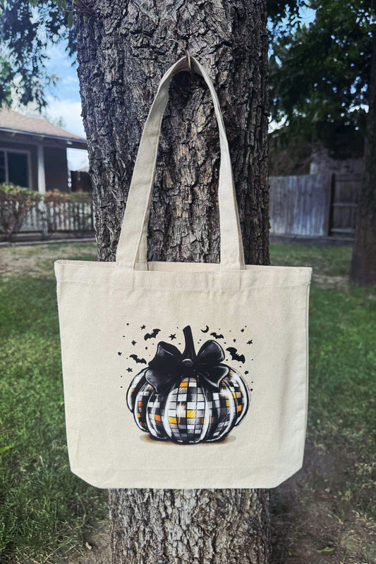 Disco Pumpkin Tote